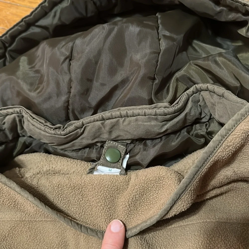 Gymboree Boy’s Olive Green 3-in-1 Winter Jacket, Medium (8)